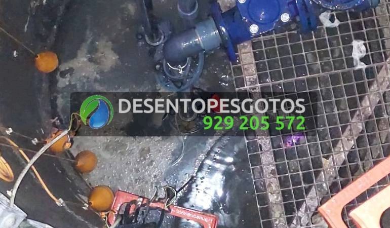 Reparação de bombas de esgoto - limpeza e substituição
