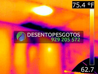 Deteção de fugas de água com termocâmara