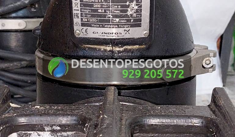 Substituição de bombas de esgoto