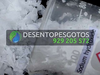 Porque não usar soda cáustica para desentupir canos